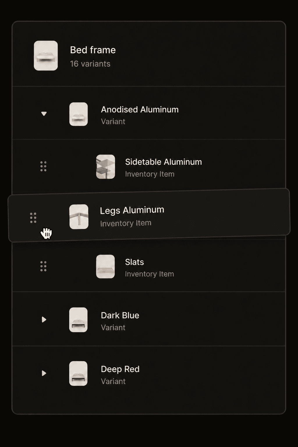 Share inventory across products